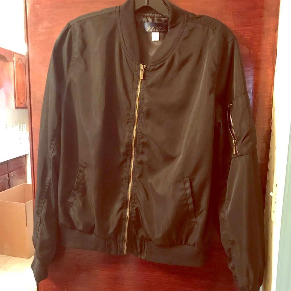 Black Bomber Jacket